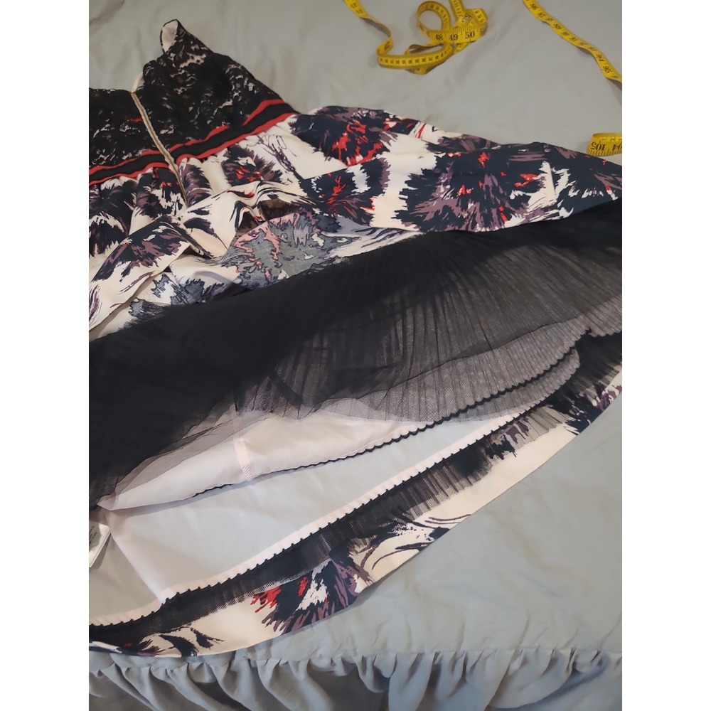 Peter Som x Made in Kind Women SZ 4 fit and flare Brushstroke and Blossom dress - Picture 6 of 12